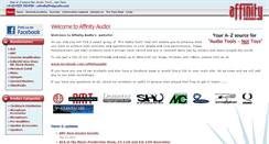 Desktop Screenshot of affinityaudio.com